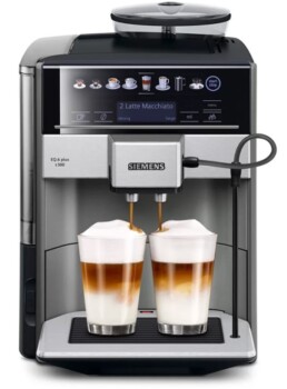 Siemens TE655203RW EQ6 s500 er en espressomaskine med et væld af indstillingsmuligheder.